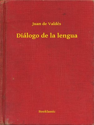 cover image of Diálogo de la lengua